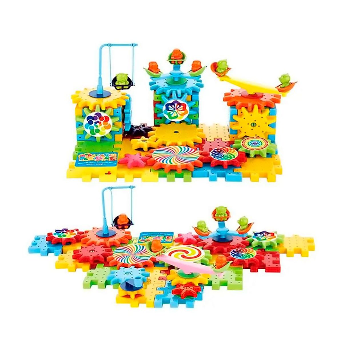 GENERICO - Bloques De Construcción Con Motor y Engranes