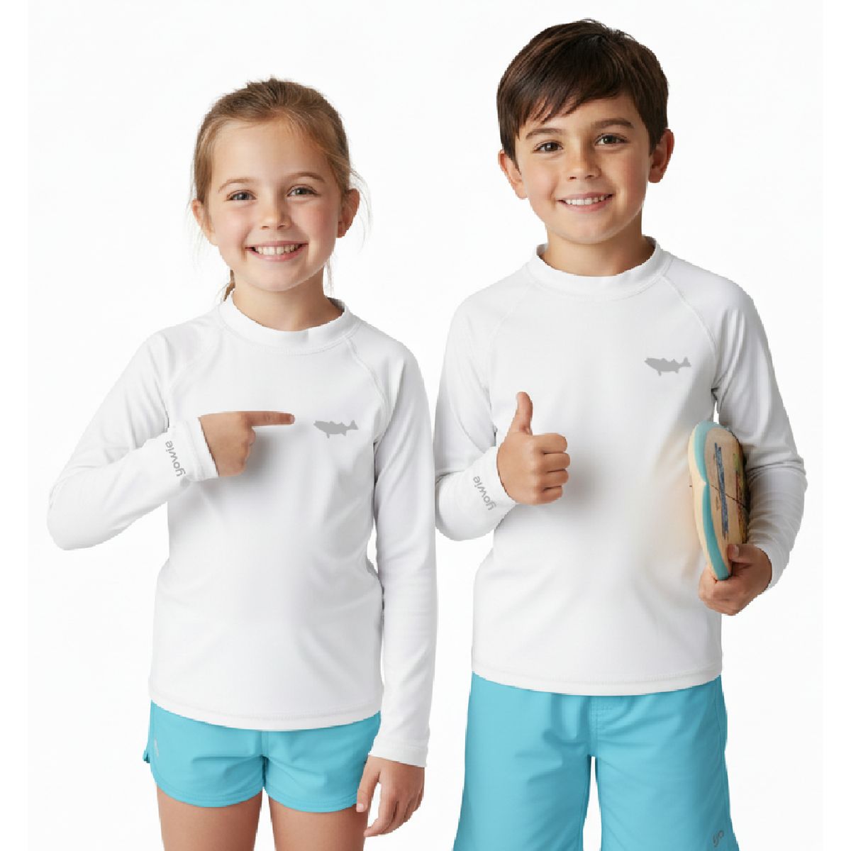 M YOWIE - Camiseta de Licra UV Great White Kids