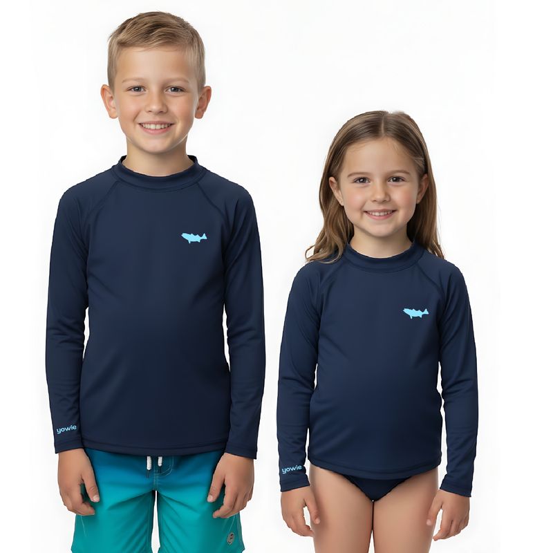 M YOWIE - Camiseta de Licra UV Navy Kids