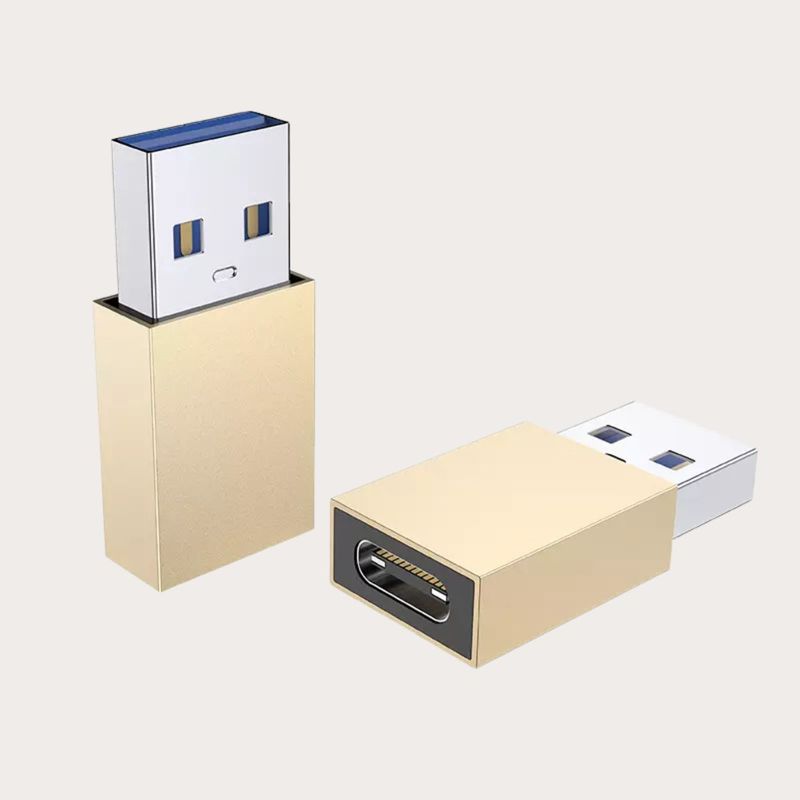 OEM - x2 Adaptadores USB OTG TIPO C A USB Compatible Cualquier Dispositivo