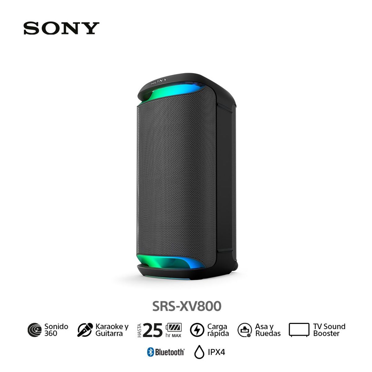 SONY - Sony Parlante Inalámbrico Para Fiestas Mega Bass SRS-XV800