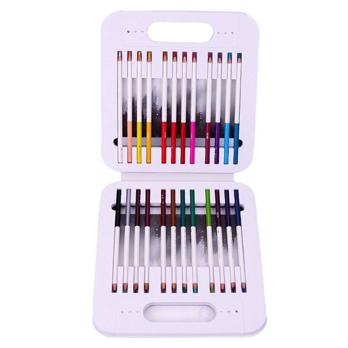 GENERICO - Miya Lápices de colores acuarelables - Set 24 colores