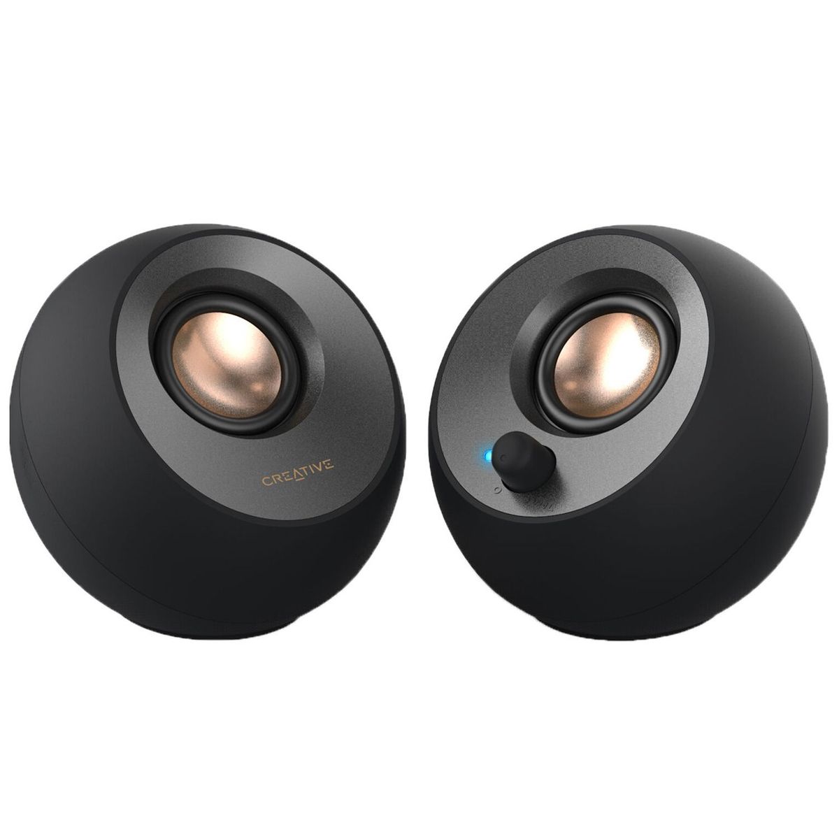 CREATIVE - Parlante de Escritorio Creative Pebble V2 8w-16w RMS 2.0 Usb-c 3.5mm