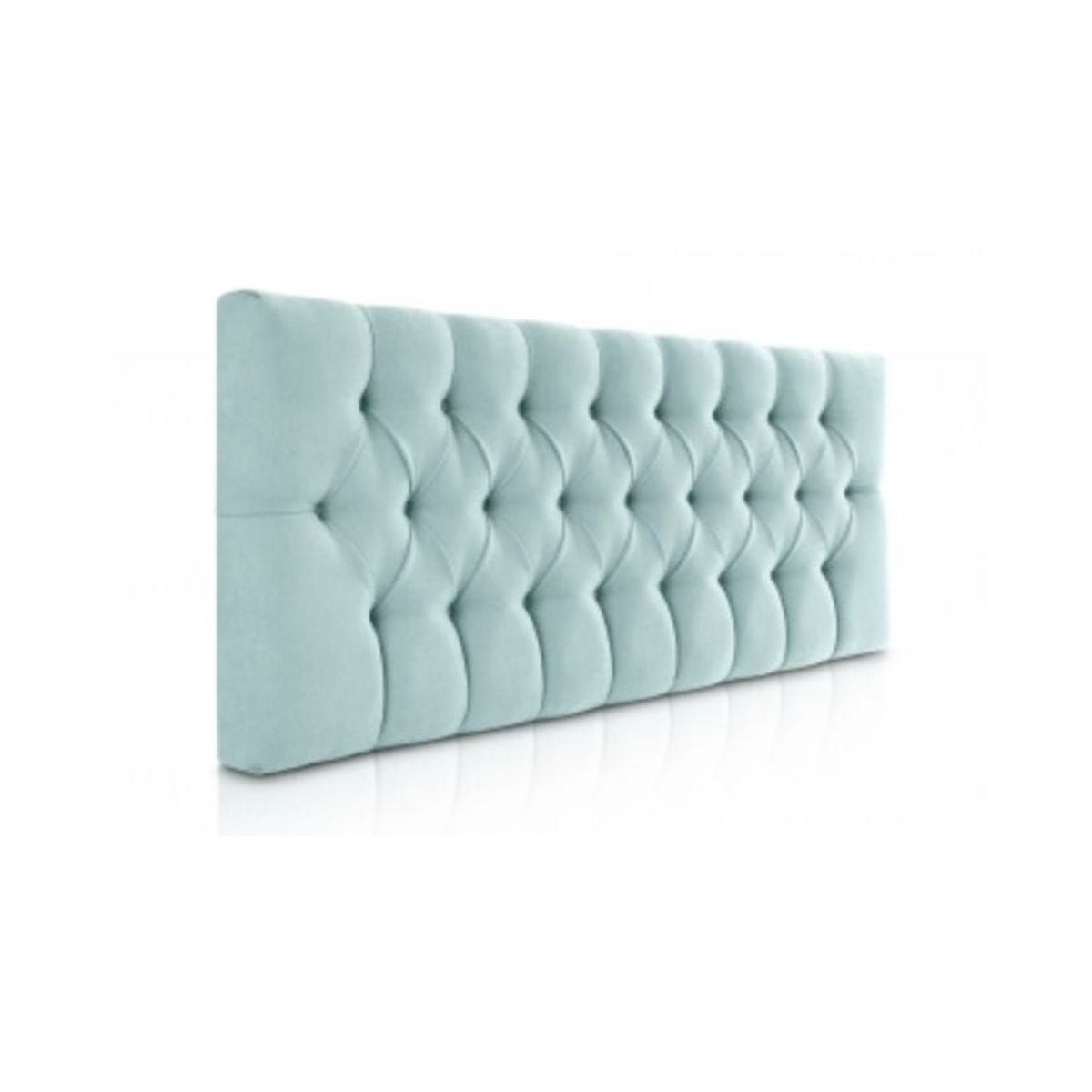 GENERICO - Cabecera Box Darling Capitoné Queen - Verde Aqua