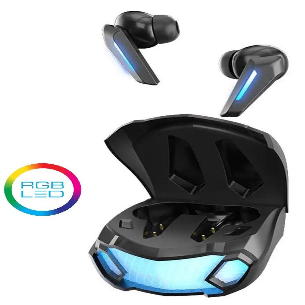 OEM - Audífono Bluetooth 5.2 RGB - TWS-M5