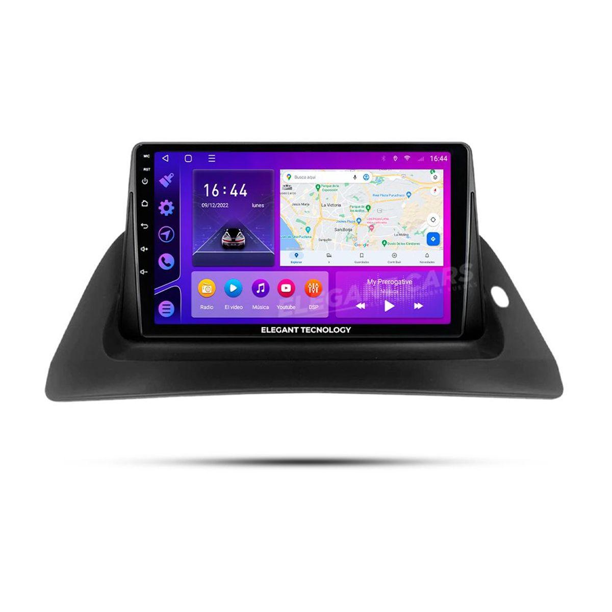 GENERICO - Autoradio Android Elegant Tecnology Renault Kangoo 2015-2018 4-64Gb 4+64GB 8 Nucleos +Chip
