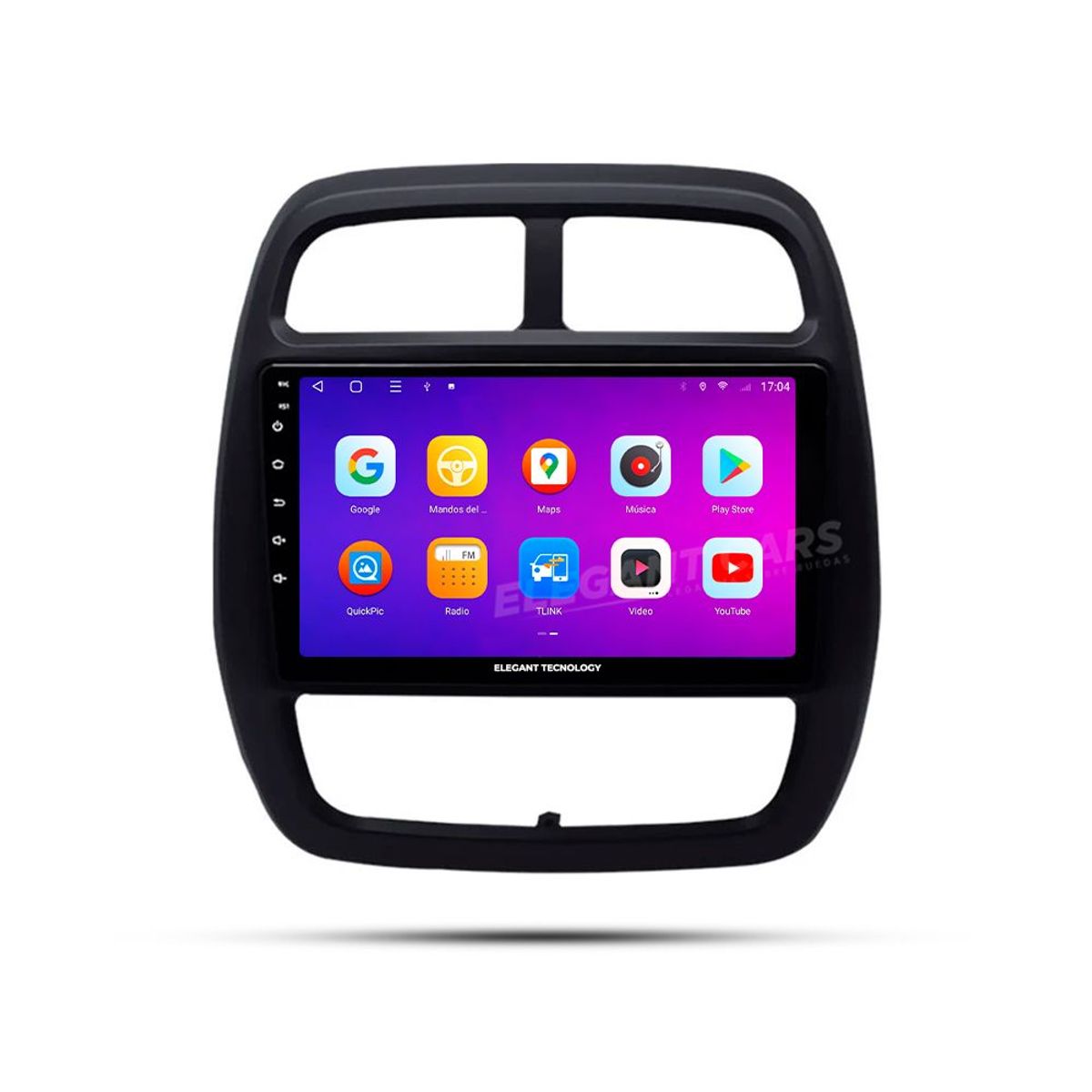 GENERICO - Autoradio Android Elegant TecnologyRenault Kiwid 2017-2019 4-64Gb 4+64GB 8 Nucleos +Chip