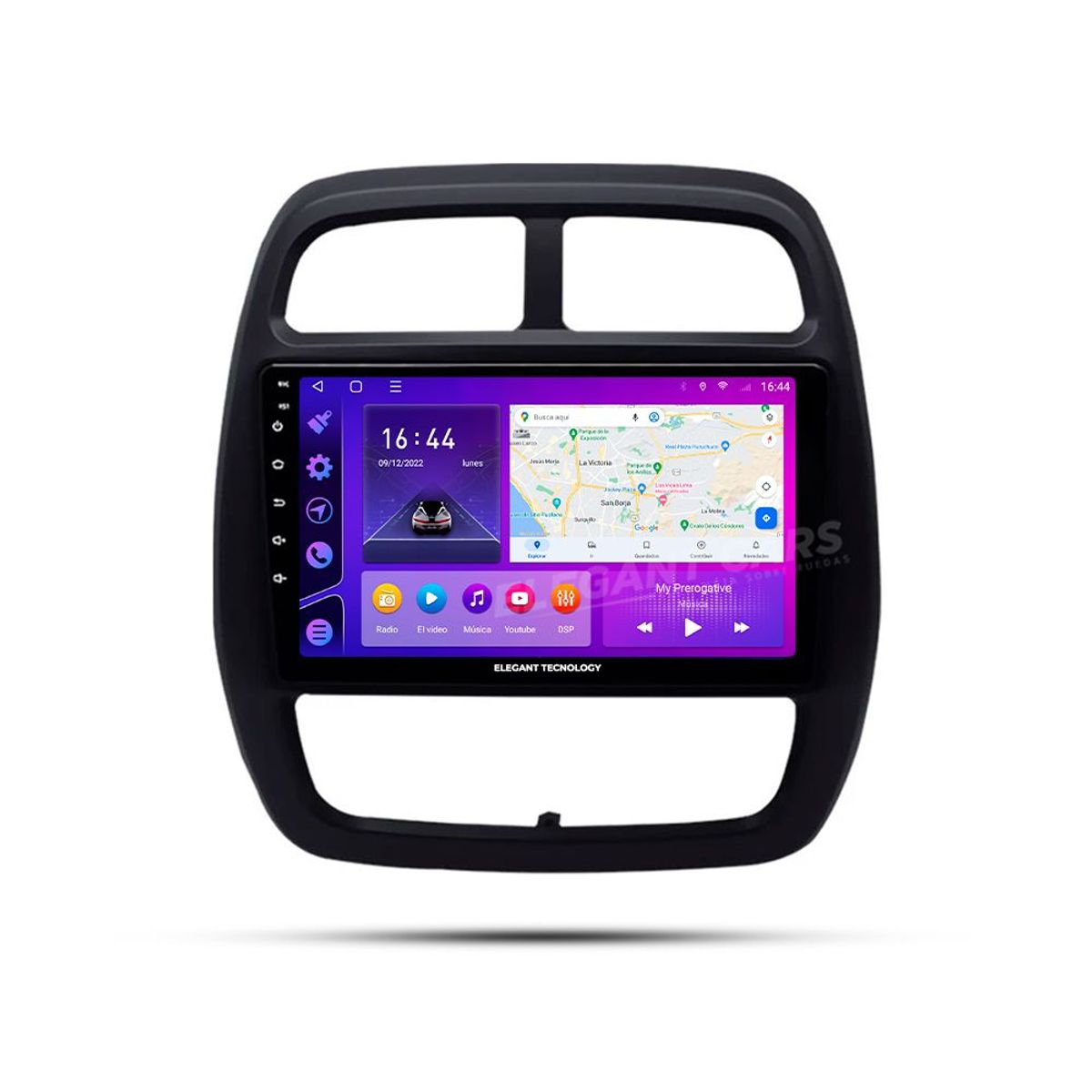 GENERICO - Autoradio Android Elegant TecnologyRenault Kiwid 2017-2019 4-64Gb 4+64GB 8 Nucleos +Chip