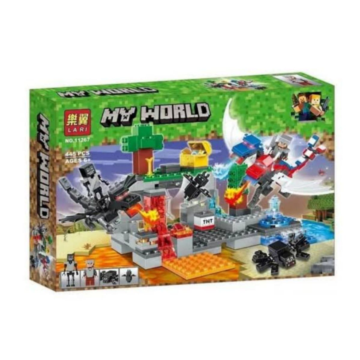 GENERICO - ARMABLE MY WORLD 11267 445 PCS BELA MINECRAFT