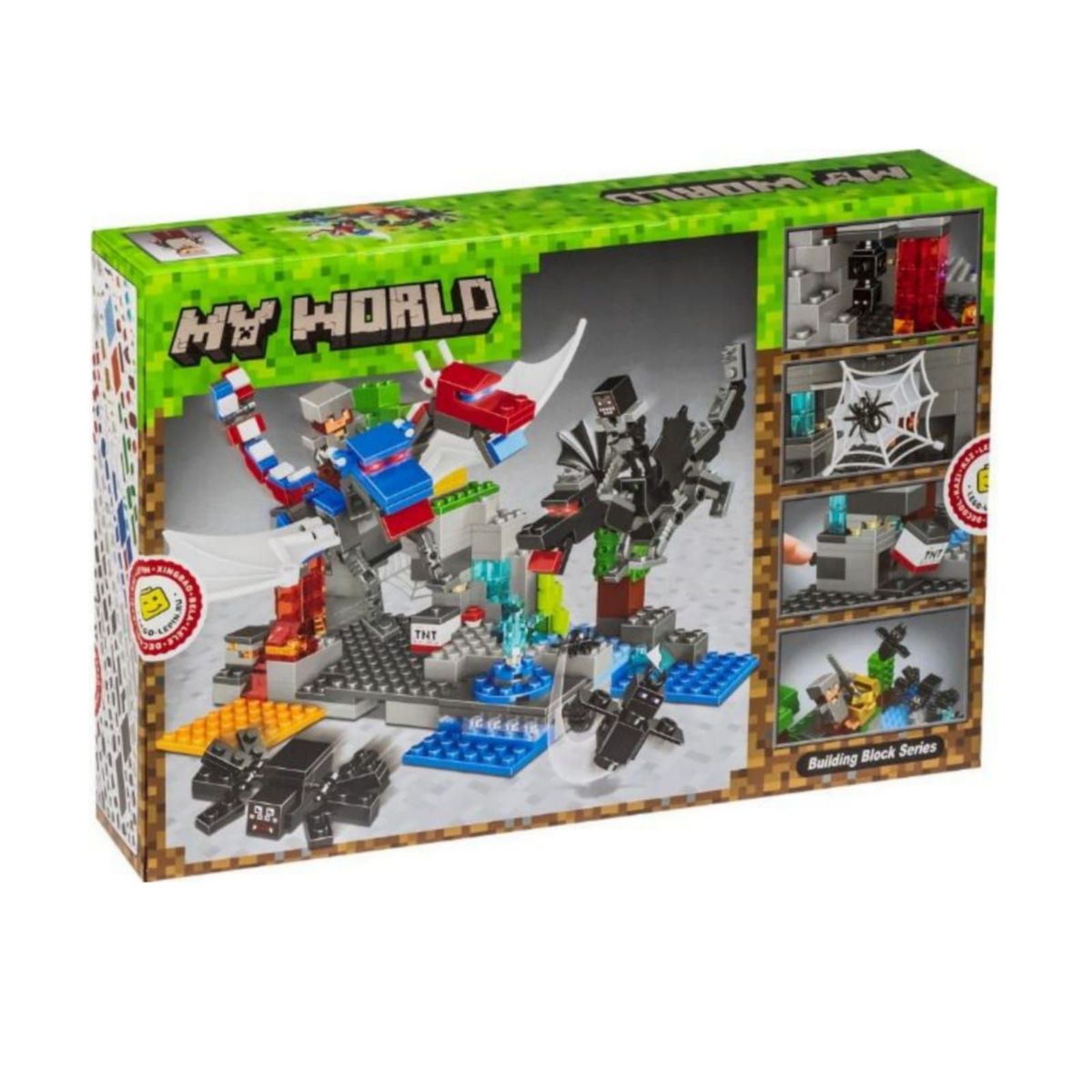 GENERICO - ARMABLE MY WORLD 11267 445 PCS BELA MINECRAFT