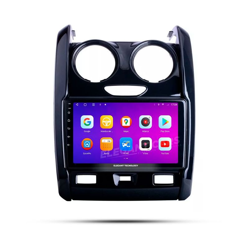 GENERICO - Autoradio Android Elegant Tecnology Renault Oroch Duster 2015-2021 4-64Gb 4+64GB 8 Nucleos +Chip
