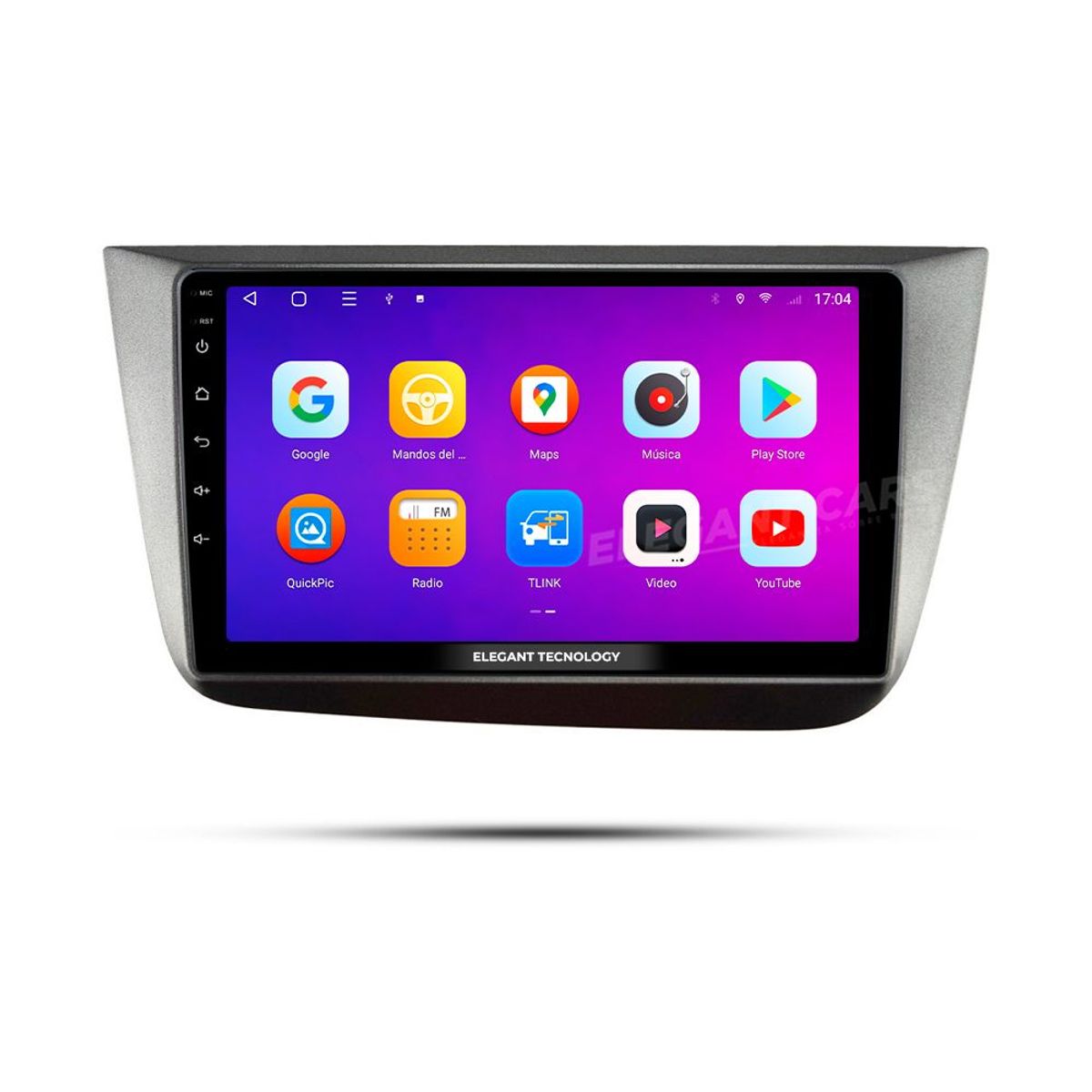 GENERICO - Autoradio Android Elegant Tecnology Seat Altea 2004-2015 4-64Gb 4+64GB 8 Nucleos +Chip
