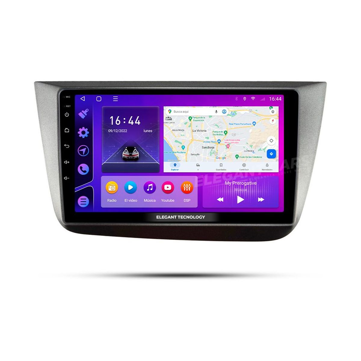 GENERICO - Autoradio Android Elegant Tecnology Seat Altea 2004-2015 4-64Gb 4+64GB 8 Nucleos +Chip