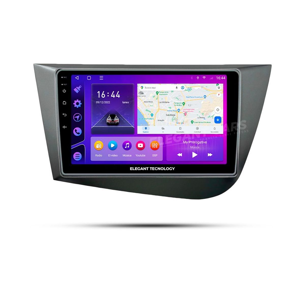 GENERICO - Autoradio Android Elegant Tecnology Seat Leon 2005-2012 4-64Gb 4+64GB 8 Nucleos +Chip