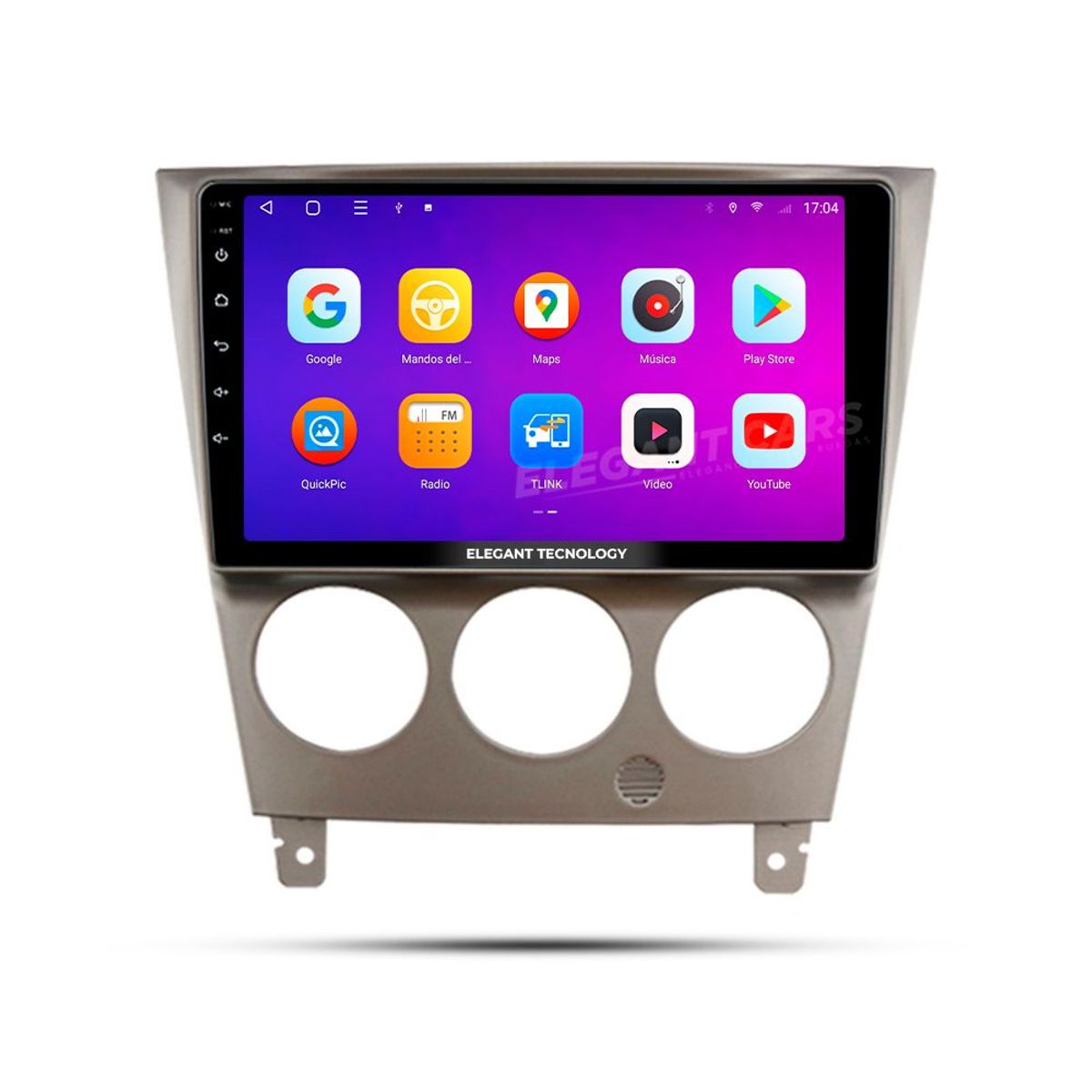 GENERICO - Autoradio Android Elegant Tecnology Subaru Impreza 2003-2006 1 4-64Gb 4+64GB 8 Nucleos +Chip