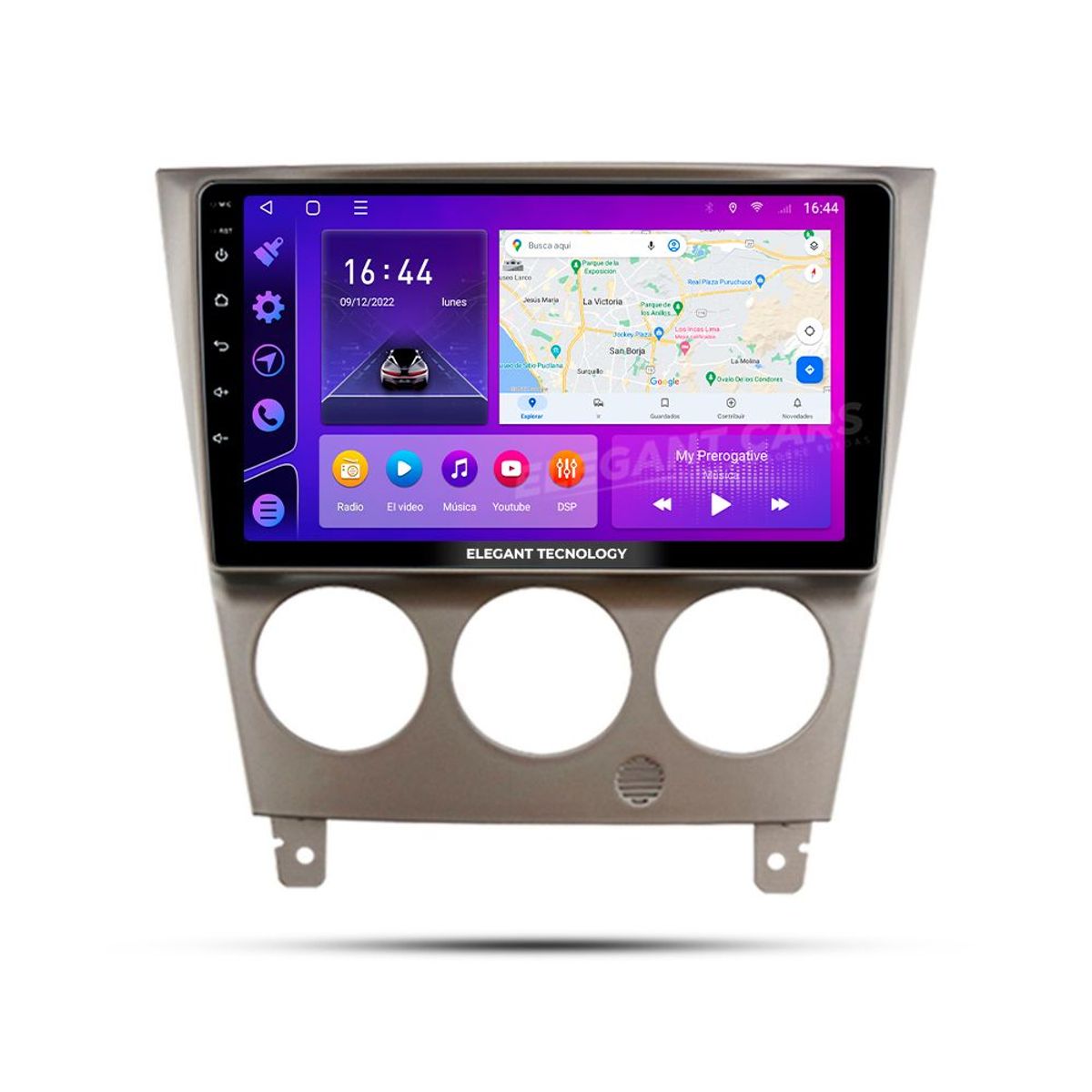 GENERICO - Autoradio Android Elegant Tecnology Subaru Impreza 2003-2006 1 4-64Gb 4+64GB 8 Nucleos +Chip