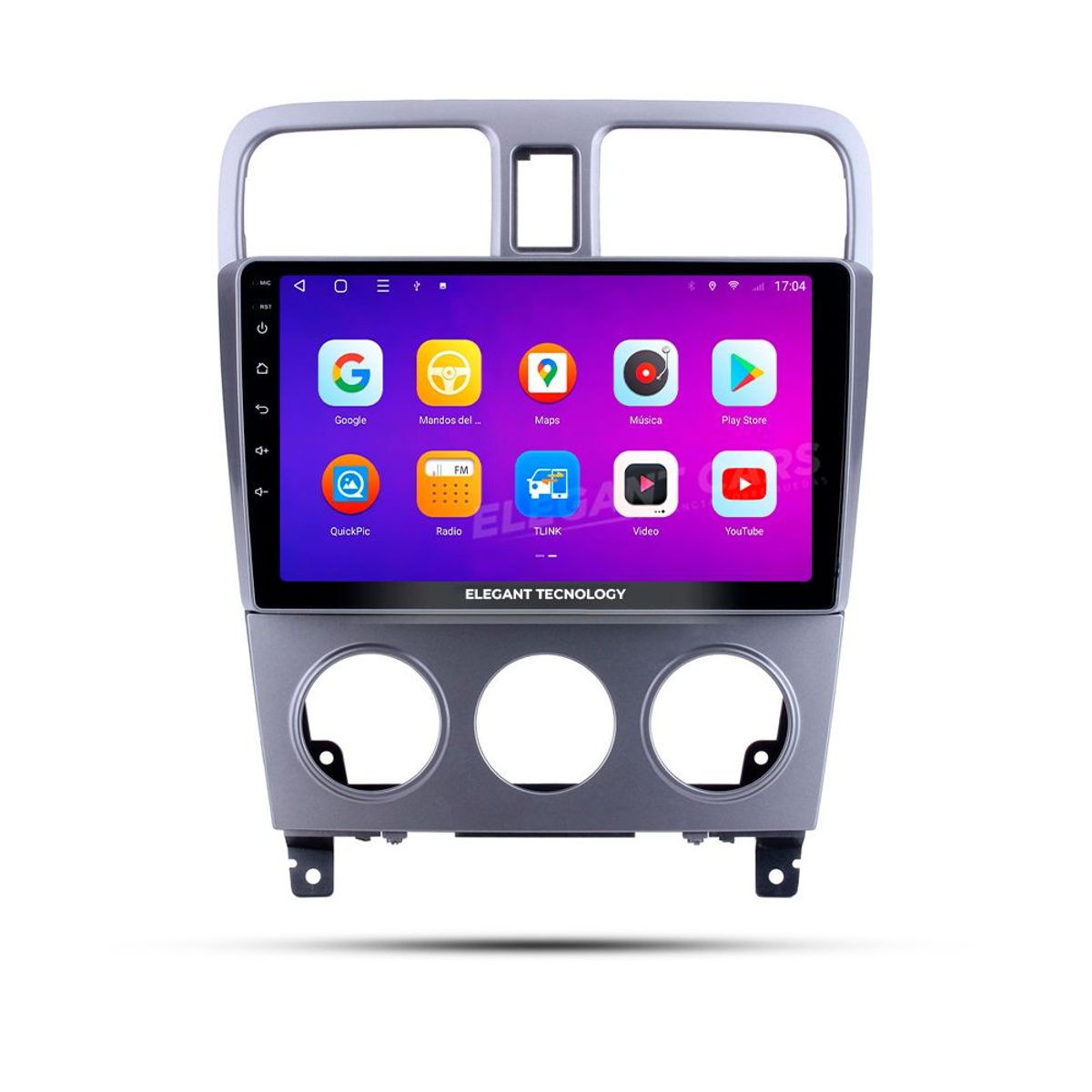 GENERICO - Autoradio Android Elegant TecnologySubaru Impreza Forester AC Manual 2004-2008 4-64Gb 4+64GB 8 Nucleos +Chip