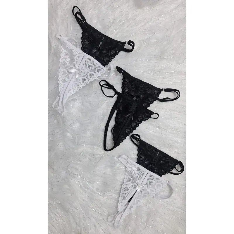 GENERICO - 6 BRAGAS DE ENCAJE SIEMPRE LISTA