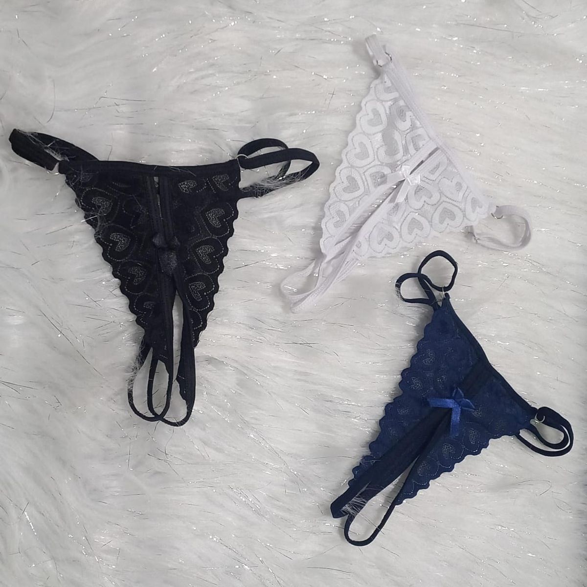 GENERICO - 6 BRAGAS DE ENCAJE SIEMPRE LISTA