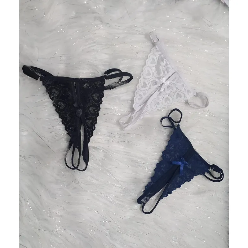 GENERICO - 6 BRAGAS DE ENCAJE SIEMPRE LISTA