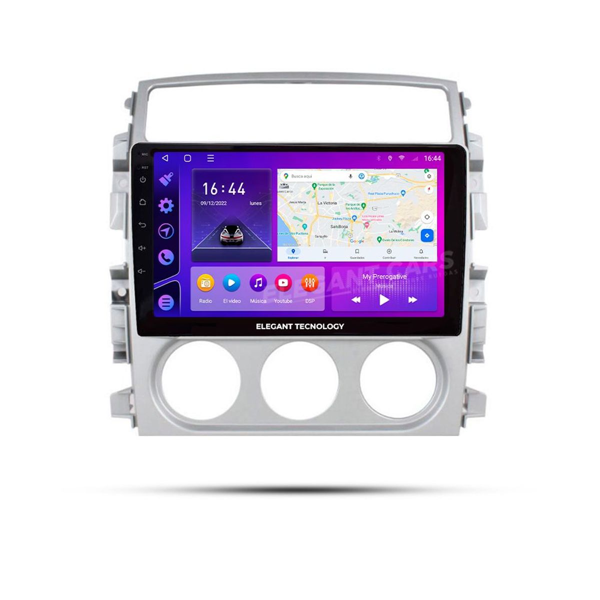GENERICO - Autoradio Android Elegant Tecnology Susuki Aerio Liana 2007-2014 4-64Gb 4+64GB 8 Nucleos +Chip