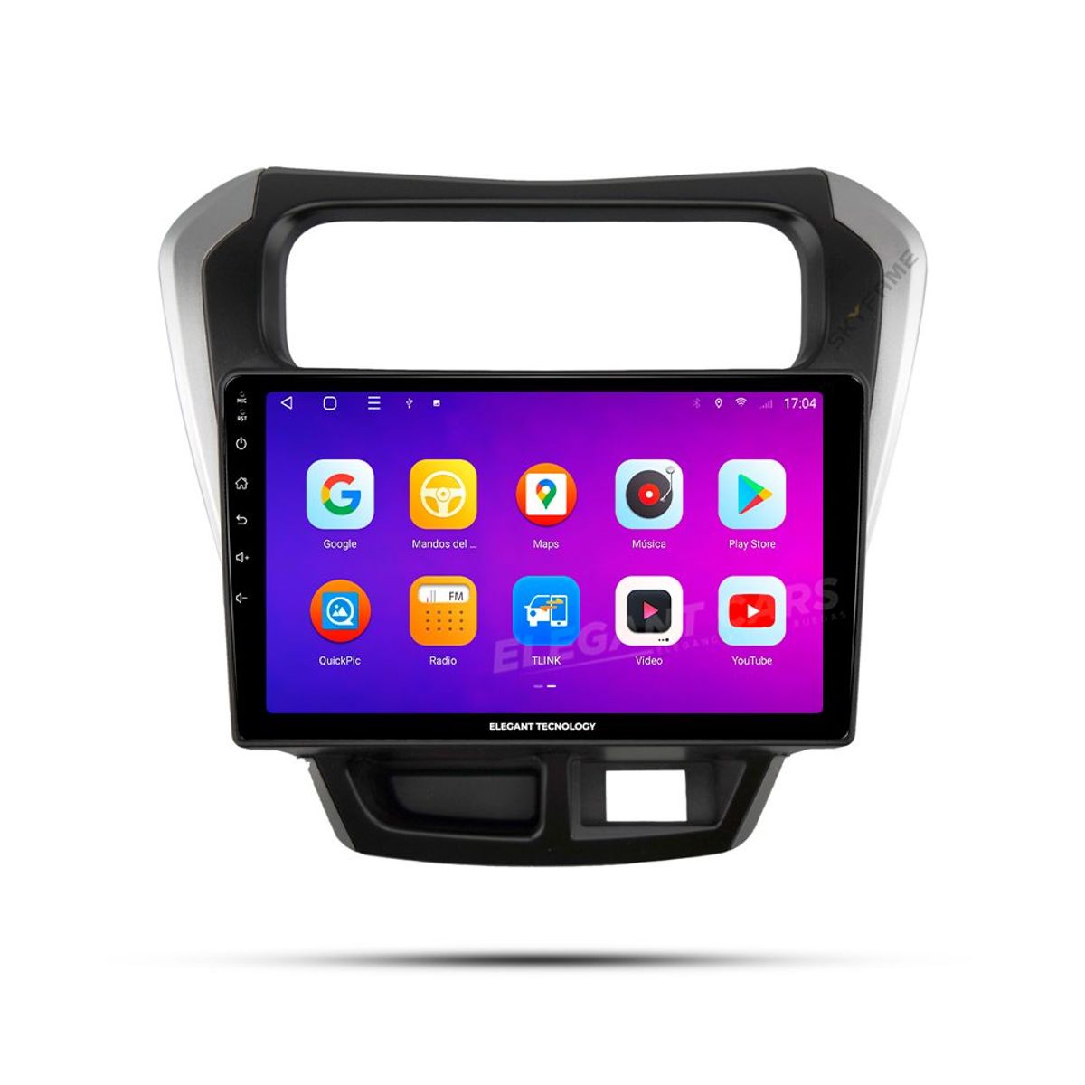 GENERICO - Autoradio Android Elegant Tecnology Susuki Alto 800 2014-2019 4-64Gb 4+64GB 8 Nucleos +Chip