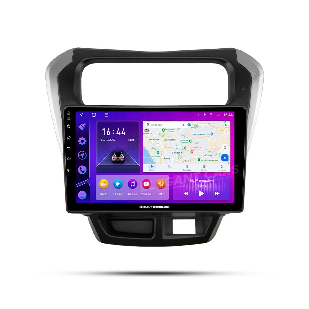 GENERICO - Autoradio Android Elegant Tecnology Susuki Alto 800 2014-2019 4-64Gb 4+64GB 8 Nucleos +Chip
