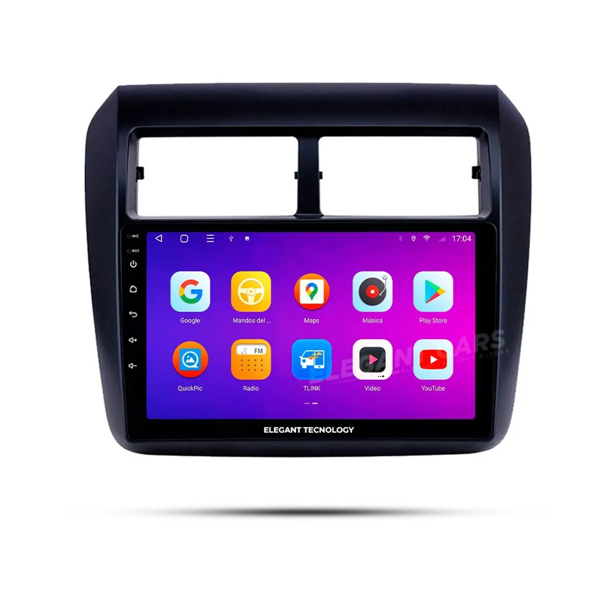 GENERICO - Autoradio Android Elegant Tecnology Toyota Agya Wigo 2013-2019 4-64Gb 4+64GB 8 Nucleos +Chip