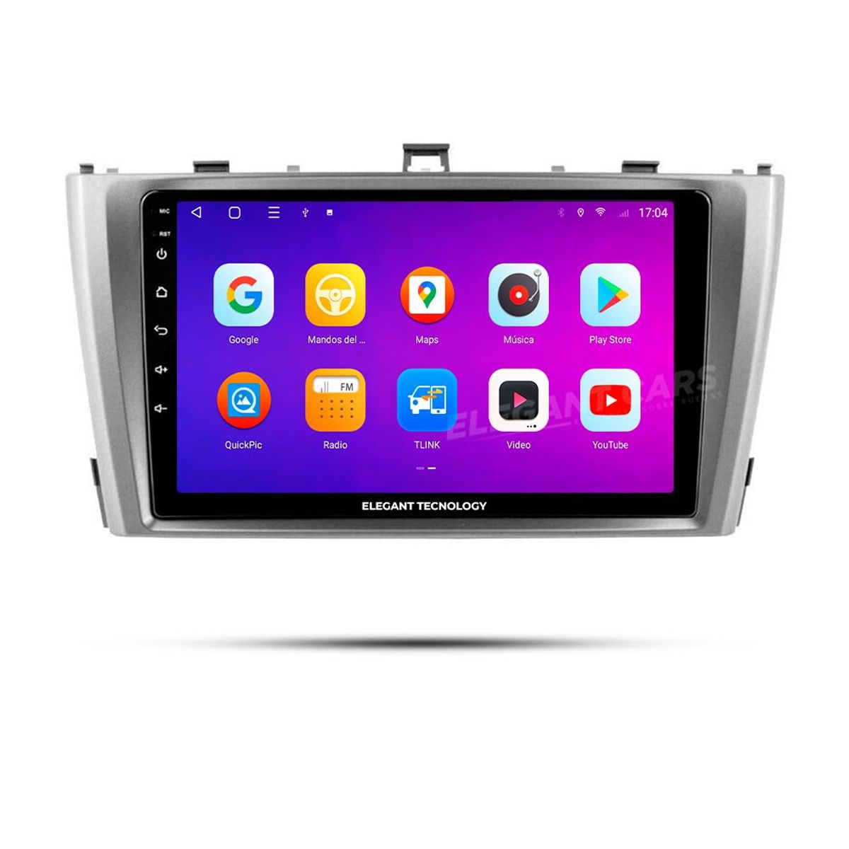 GENERICO - Autoradio Android Elegant Tecnology Toyota Avensis 2009-2015 4-64Gb 4+64GB 8 Nucleos +Chip