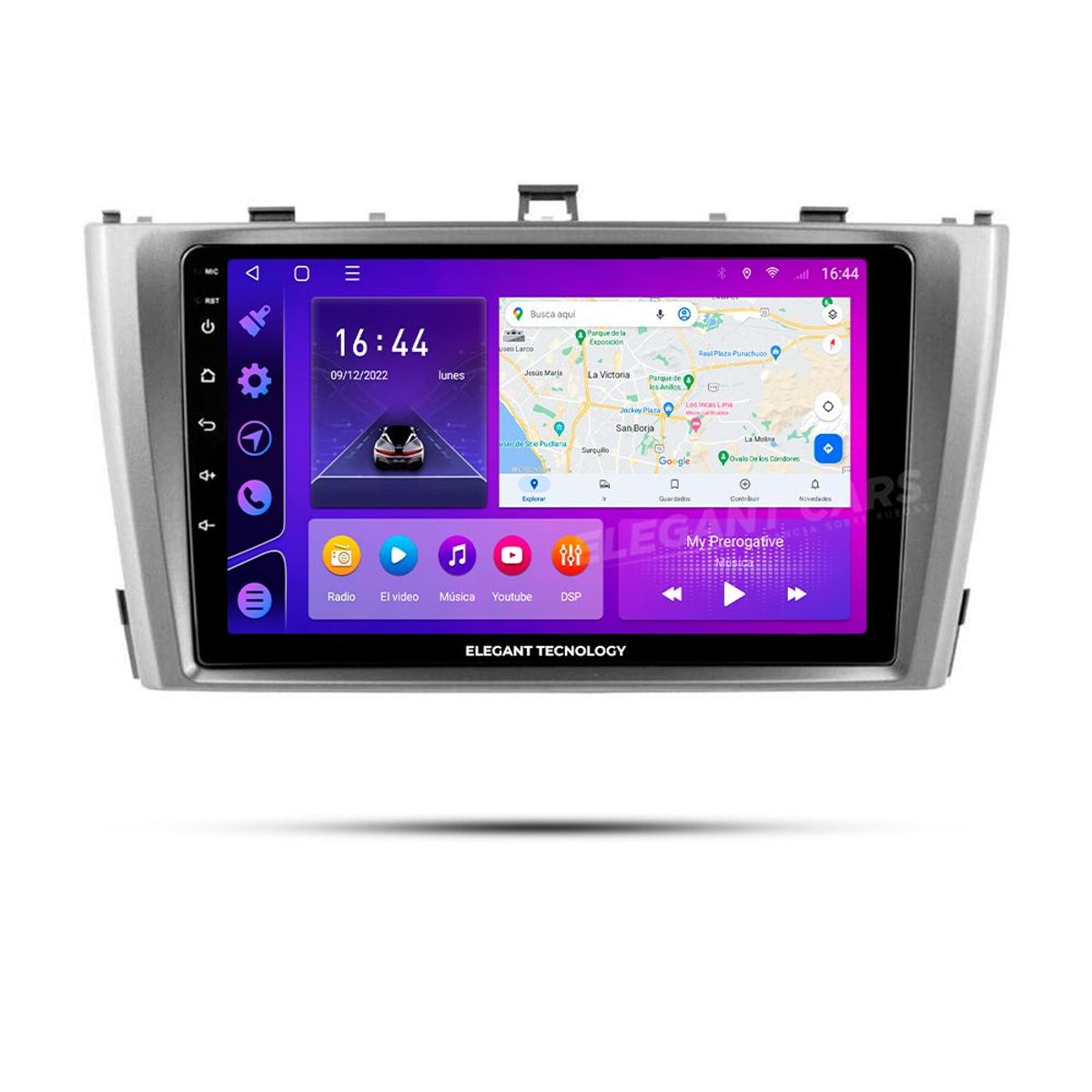 GENERICO - Autoradio Android Elegant Tecnology Toyota Avensis 2009-2015 4-64Gb 4+64GB 8 Nucleos +Chip