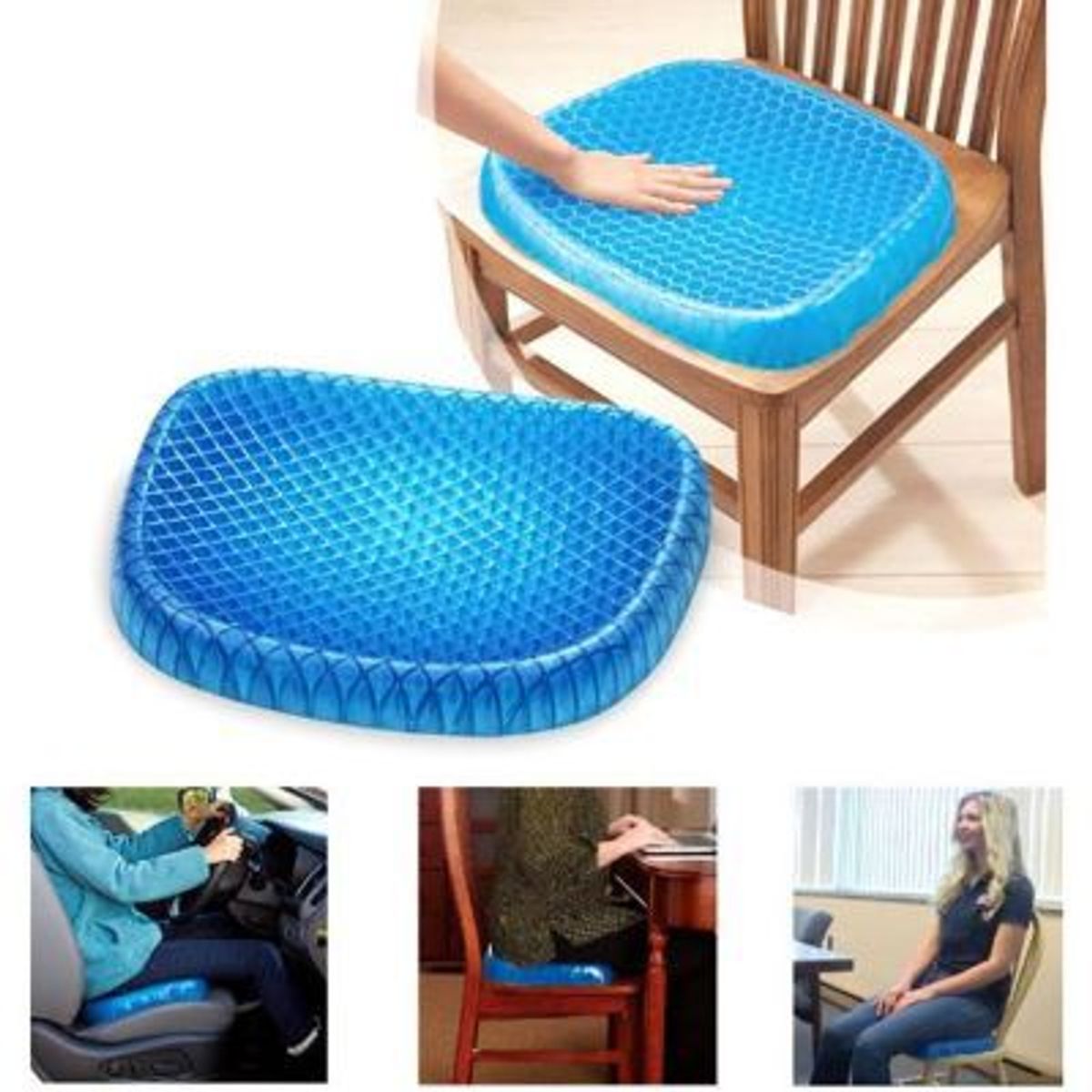 OEM - Asiento Cojin Flexible Egg Sitter Gel Confortable Para Sillas