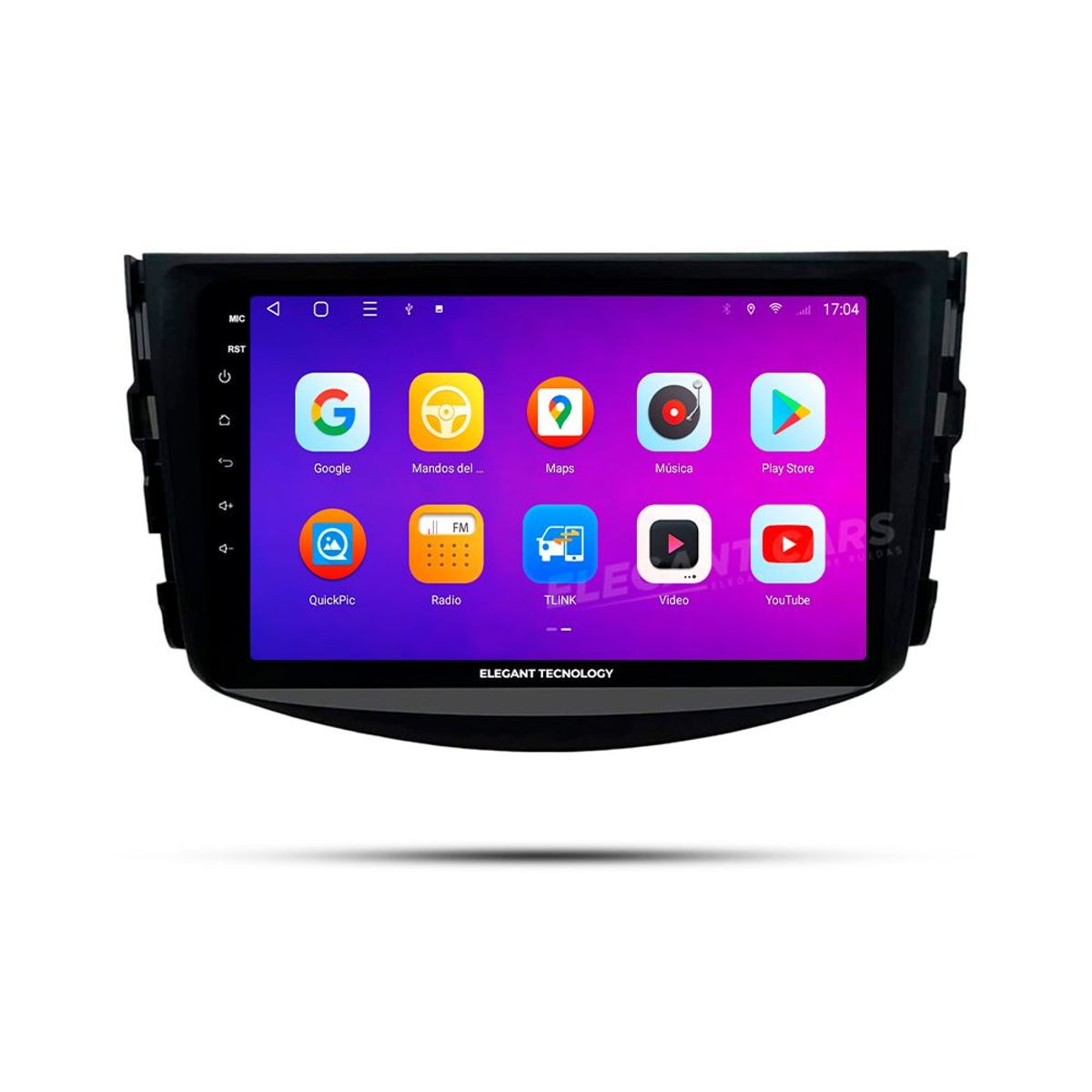 GENERICO - Autoradio Android Elegant Toyota Rav 4 2006-2012 4-64Gb 4+64GB 8 Nucleos +Chip