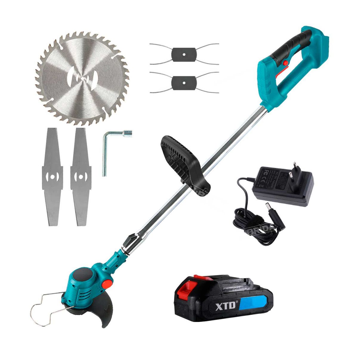 GENERICO - MOTOGUADAÑA DESMALEZADORA CÉSPED INALÁMBRICO PODADORA