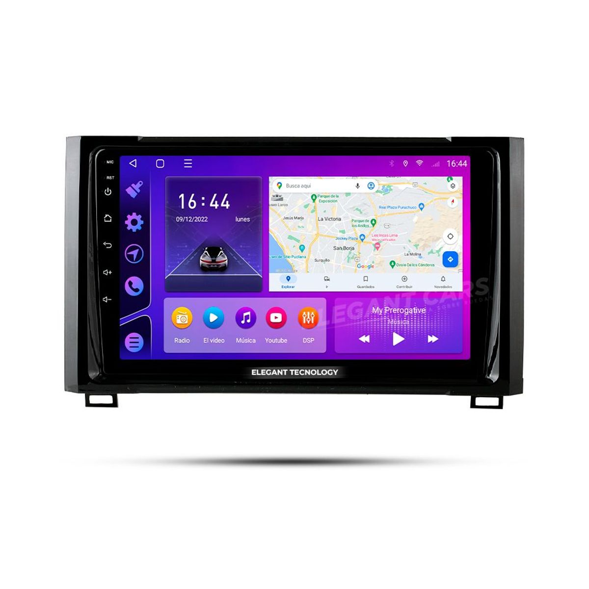 GENERICO - Autoradio Android Elegant Toyota Tundra 2014-2021 4-64Gb 4+64GB 8 Nucleos +Chip