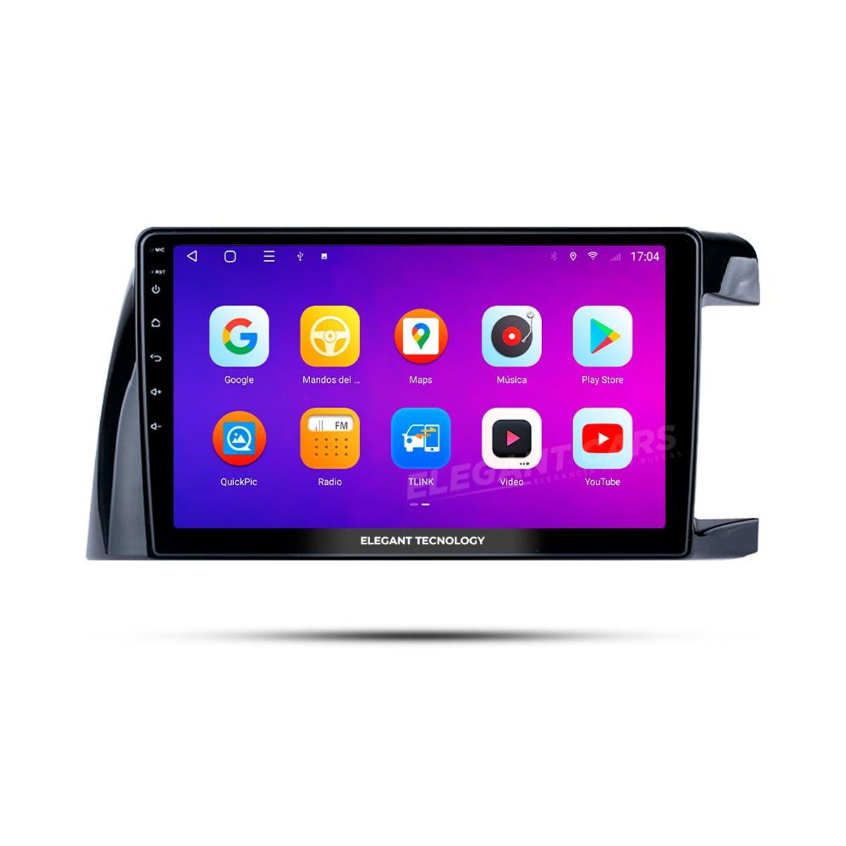 GENERICO - Autoradio Android Elegant Toyota Wish 2003-2009 4-64Gb 4+64GB 8 Nucleos +Chip