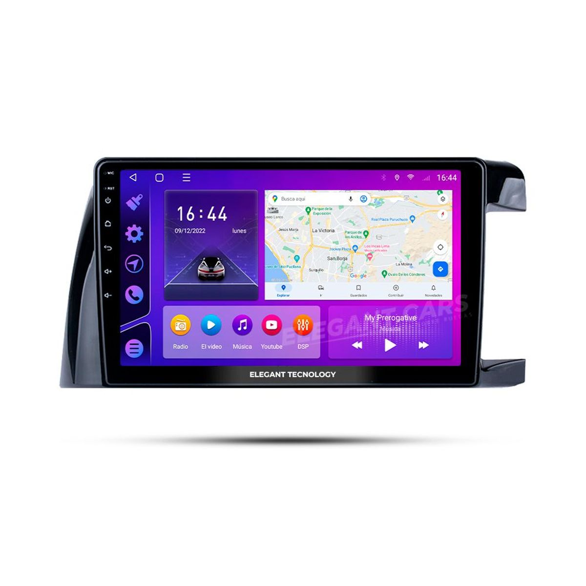 GENERICO - Autoradio Android Elegant Toyota Wish 2003-2009 4-64Gb 4+64GB 8 Nucleos +Chip