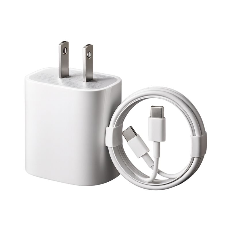 GENERICO - Cargador para Iphone - Carga rapida 20w y cable 1m