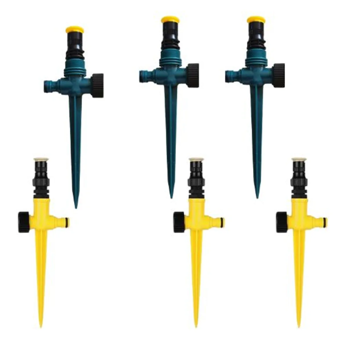 GENERICO - ASPERSOR DE AGUA PARA RIEGO CON ESTACA X 6 UNIDADES
