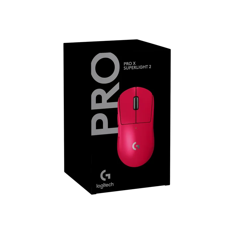 LOGITECH - Mouse Gamer Logitech G Pro X Super Light 2 Wireless Lightspeed Magenta