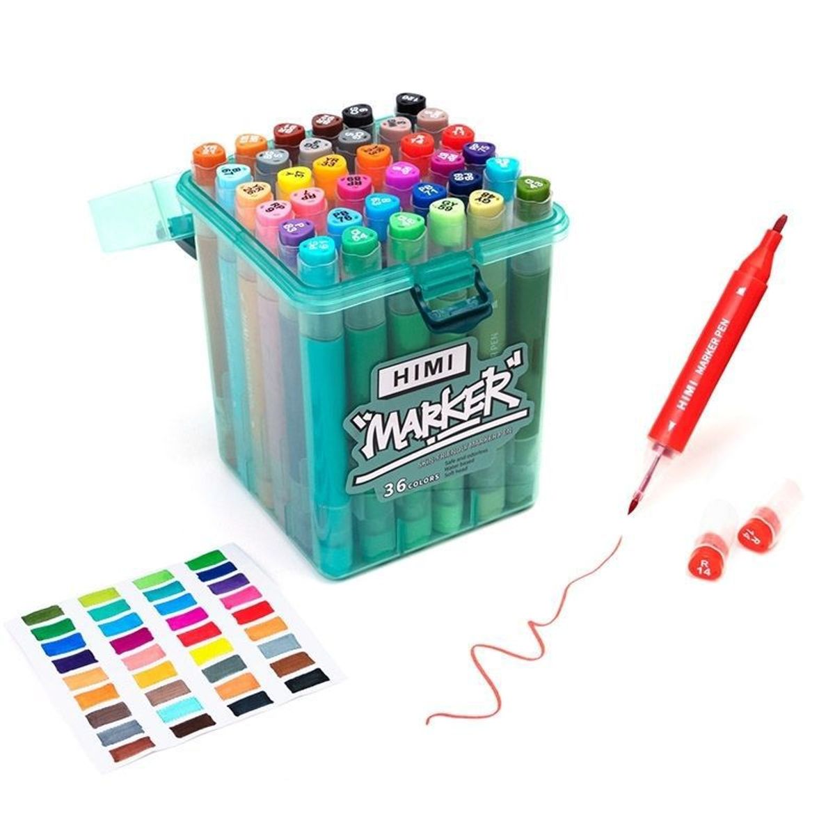 GENERICO - Miya Himi Marker - Set 36 colores