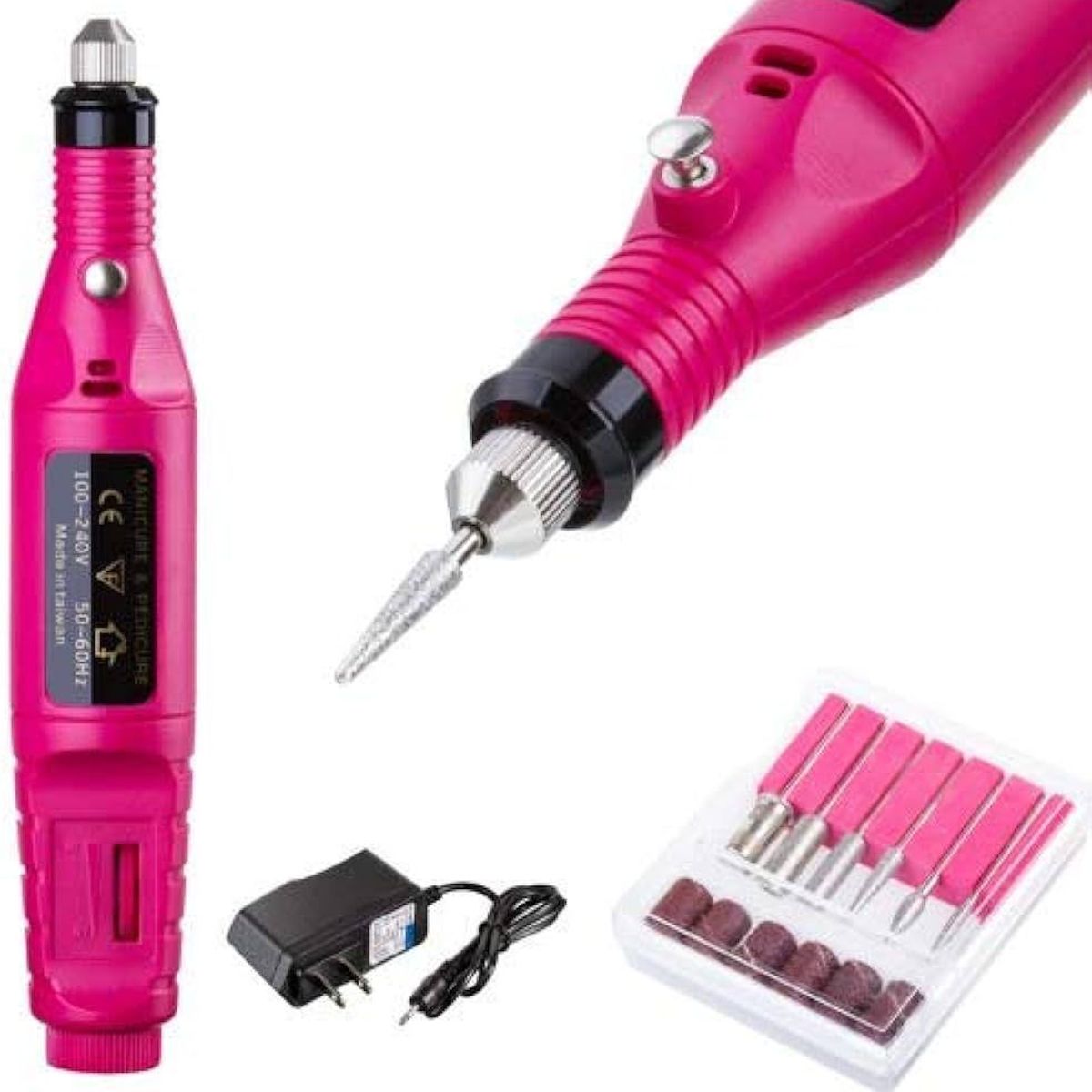 OEM - Tallador y Pulidor Eléctrico Regulable para Uñas Manicura Pedicura