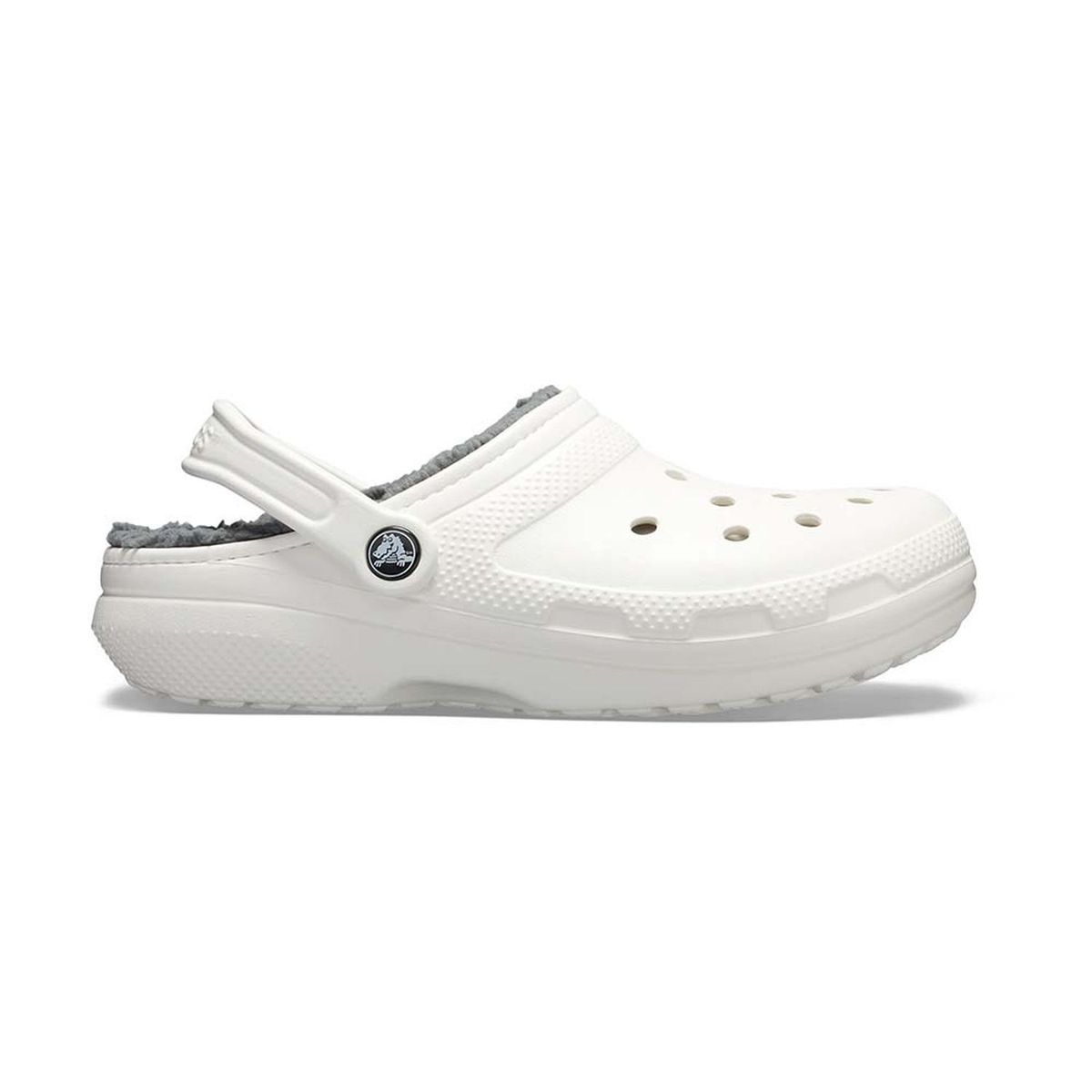 CROCS - Zuecos CROCS Classic Lined Clog White/Grey Unisex