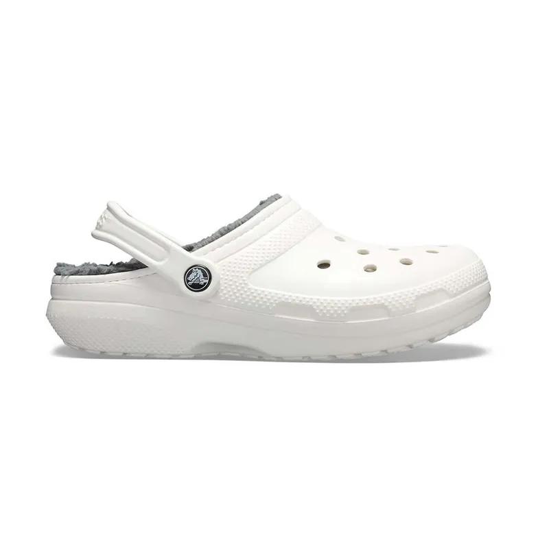 CROCS - Zuecos CROCS Classic Lined Clog White/Grey Unisex