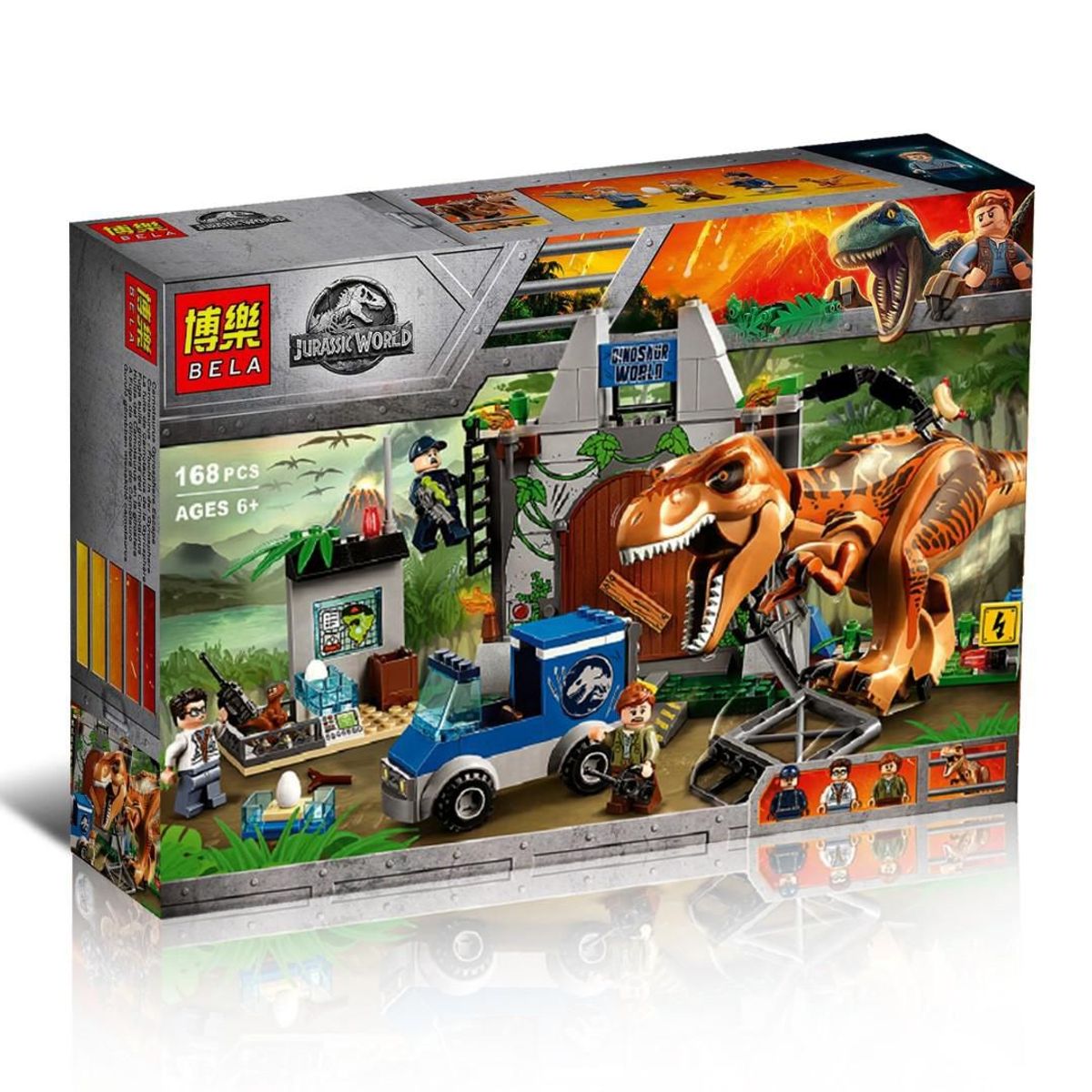 GENERICO - ARMABLE DINOSAUR WORLD BELA 10920 168 PCS