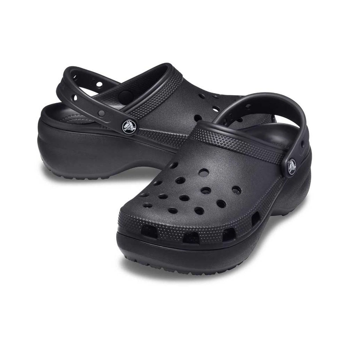 CROCS - Zuecos CROCS Classic Platform Clog Black Mujer