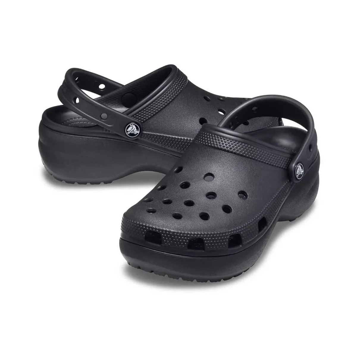 CROCS - Zuecos CROCS Classic Platform Clog Black Mujer