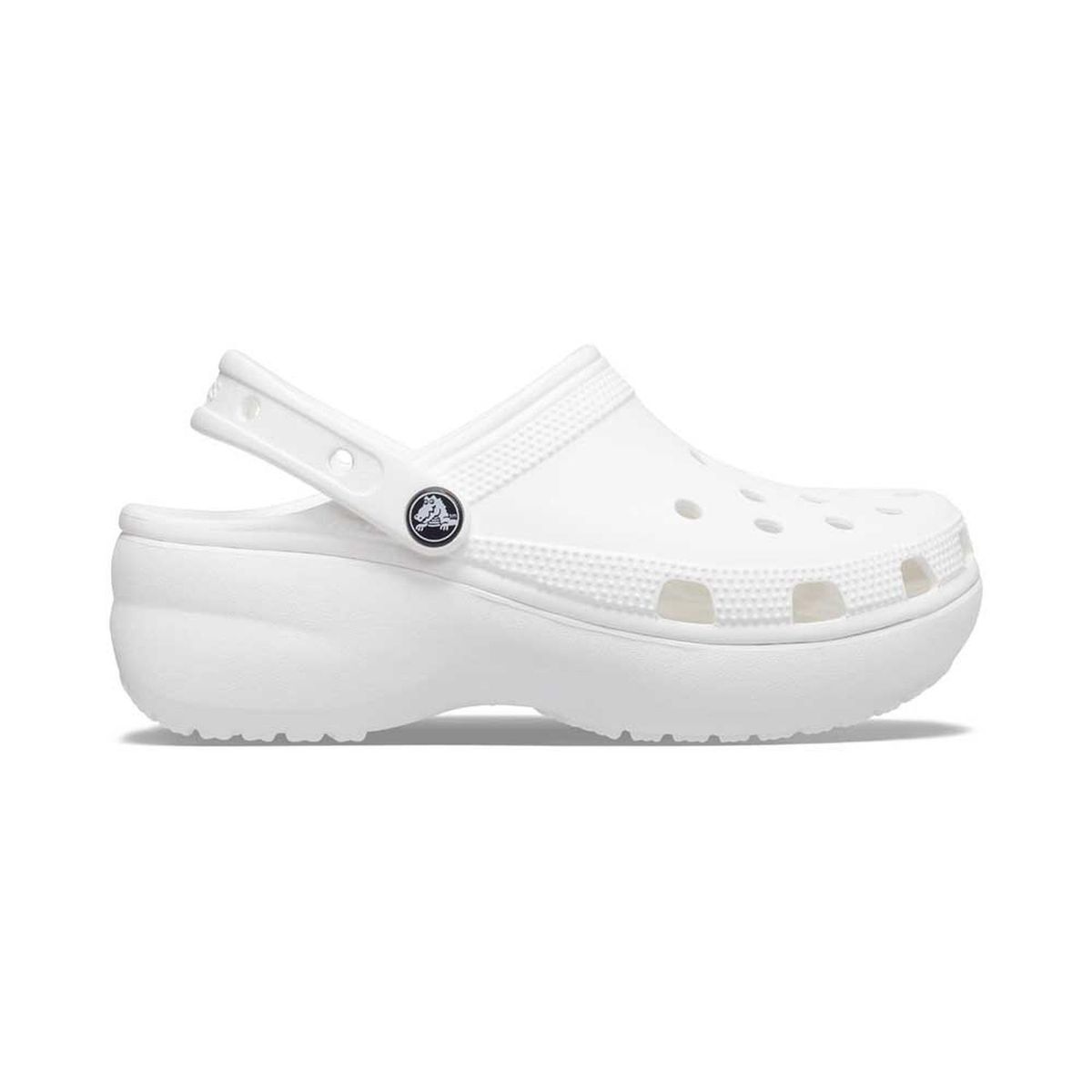 CROCS - Zuecos CROCS Classic Platform Clog White Mujer