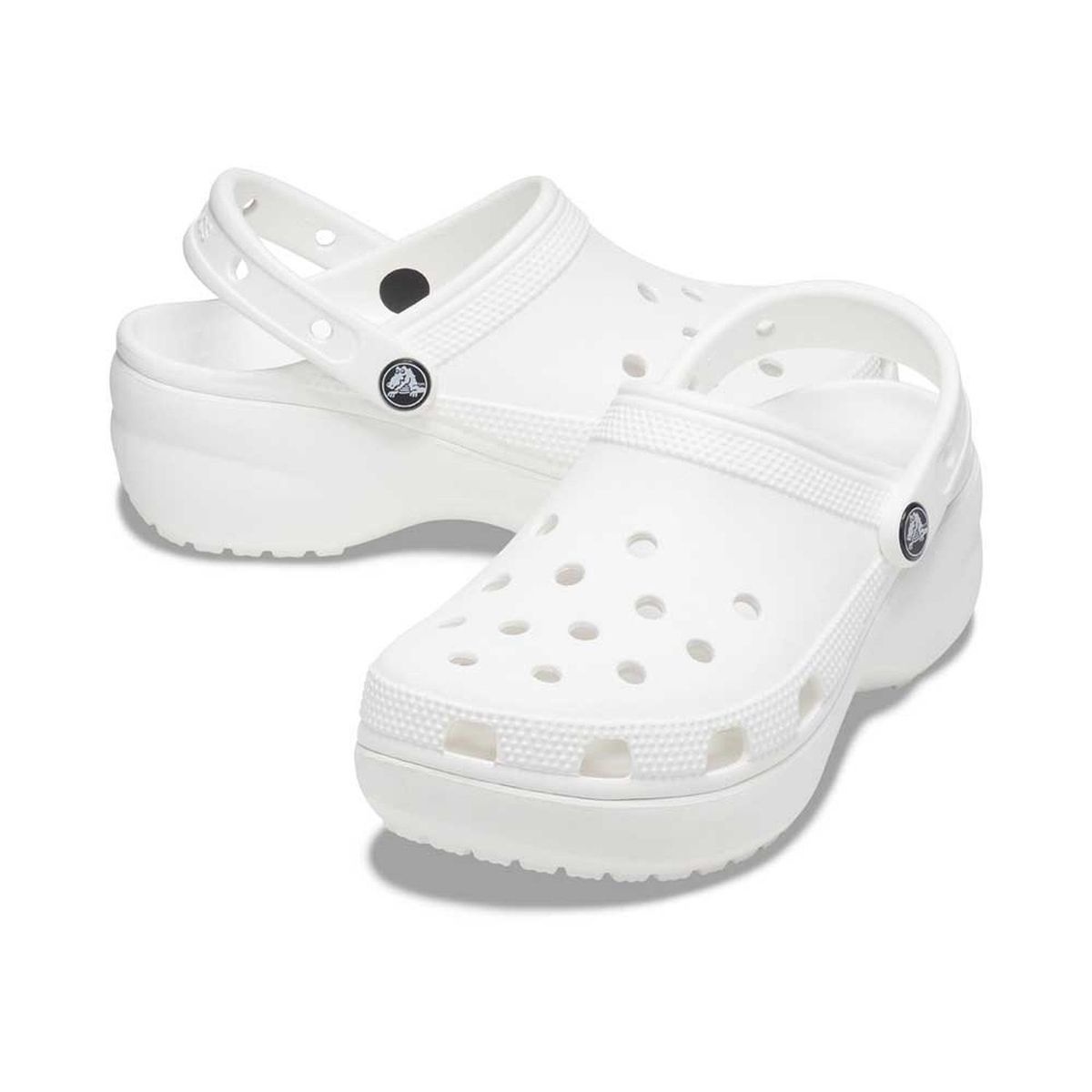 CROCS - Zuecos CROCS Classic Platform Clog White Mujer