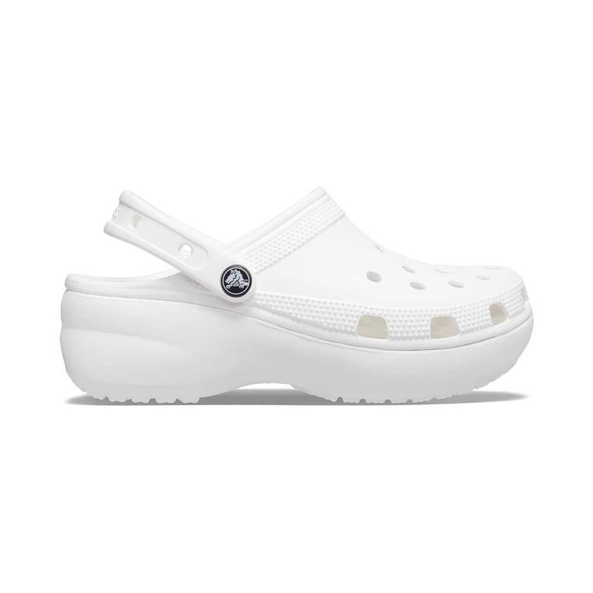 CROCS - Zuecos CROCS Classic Platform Clog White Mujer