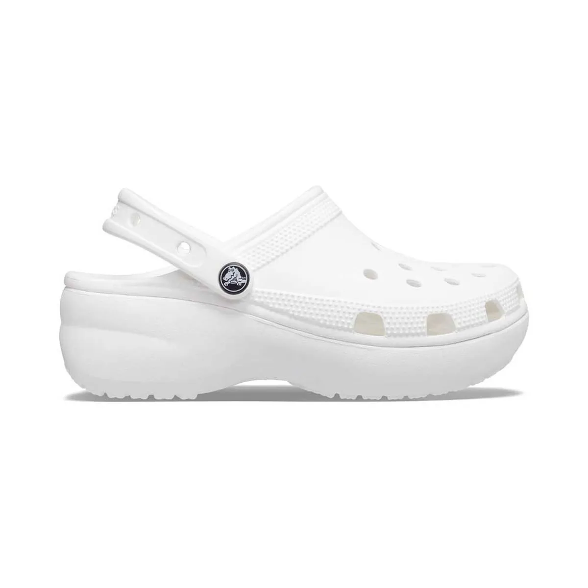 CROCS - Zuecos CROCS Classic Platform Clog White Mujer